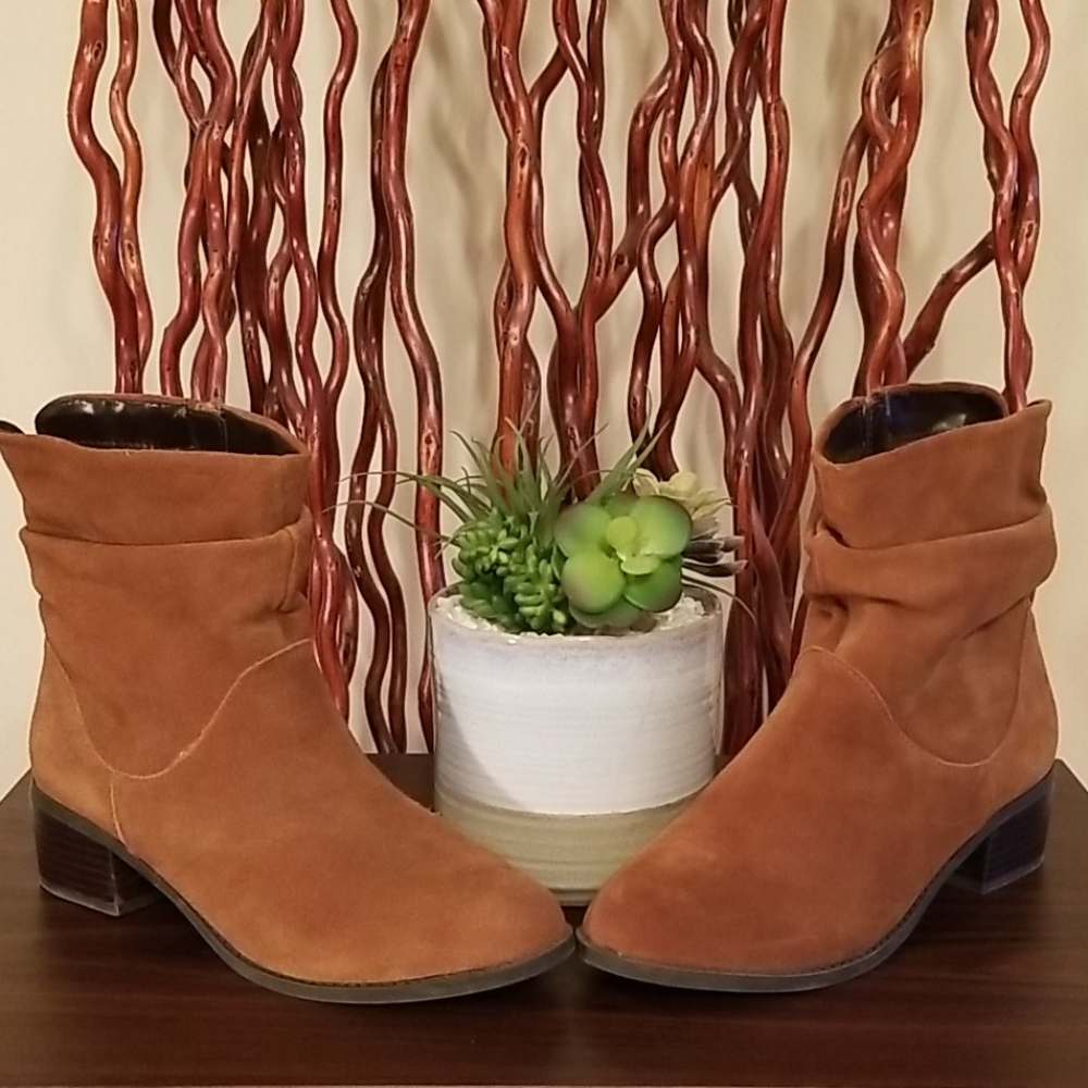 Aldo Brown Suede Ankle Boots